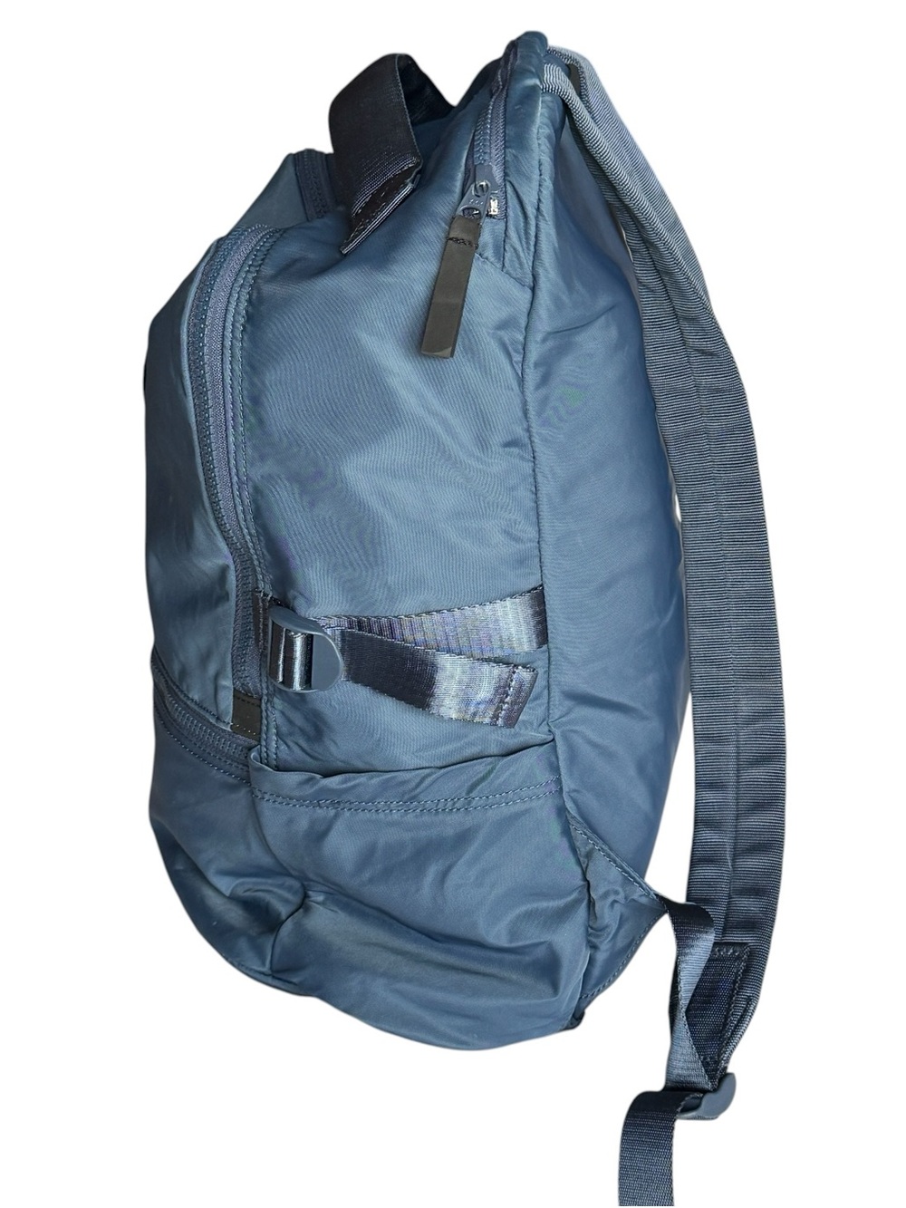 LuluLemon New Crew 22L Backpack School Hiking Camping Dark Blue Grey Biking EUC - Picture 4 of 13